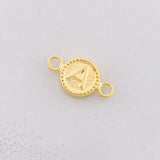 Herraje Circulo Letra A 0.4g / 1.5cm Oro Amarillo 18K