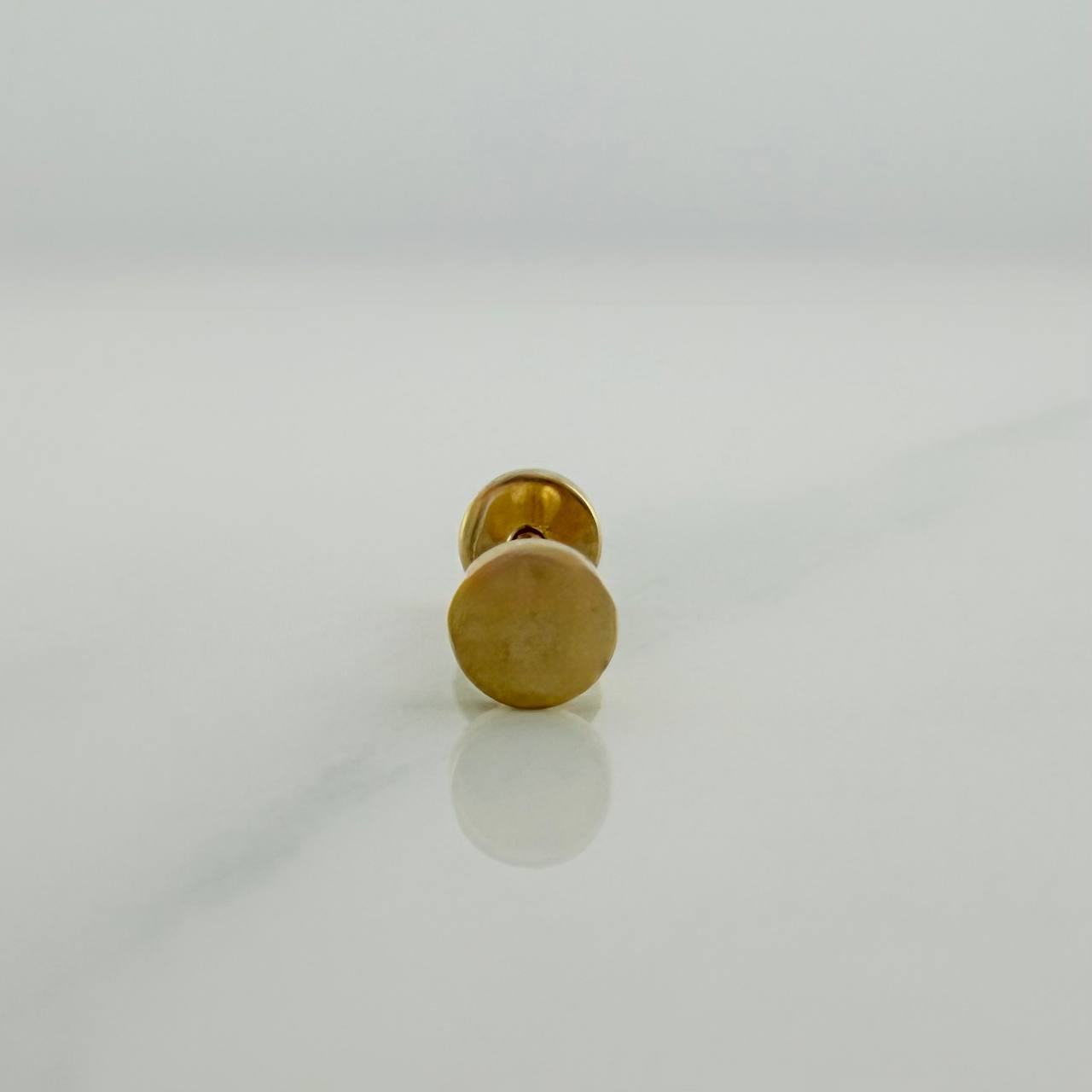 Piercing Circulo Plano 0.6 g / 1 cm Oro Amarillo 18K