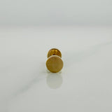 Piercing Circulo Plano 0.6 g / 1 cm Oro Amarillo 18K