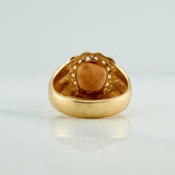 Anillo Rostro Cristo 5.95 g / T9 Tres Oros 18K