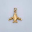 Dije Avion 0.45gr / 1.8cm / Oro Amarillo 18K &