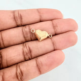 Herraje Corazon 0.25g / 1.3cm Oro Amarillo 18K