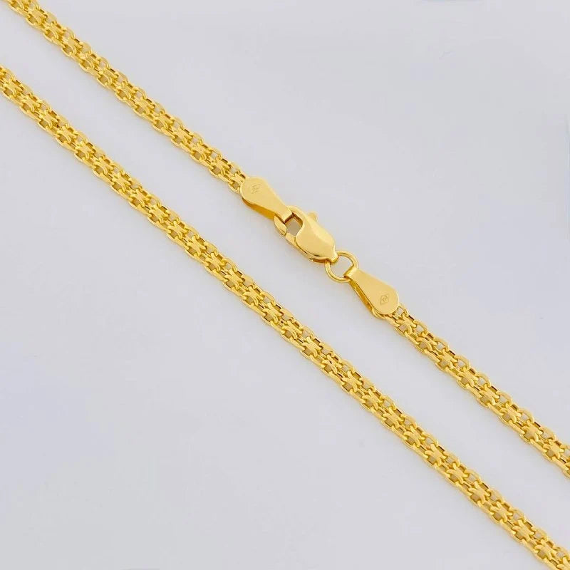 Cadena China 3g / 50cm / 1.1mm Oro Amarillo 18K