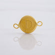 Herraje Circulo Letra D 0.4g / 1.5cm Oro Amarillo 18K