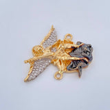 Herraje San Miguel Arcángel 8.45gr / 2.7cm / Tres Oros 18K $