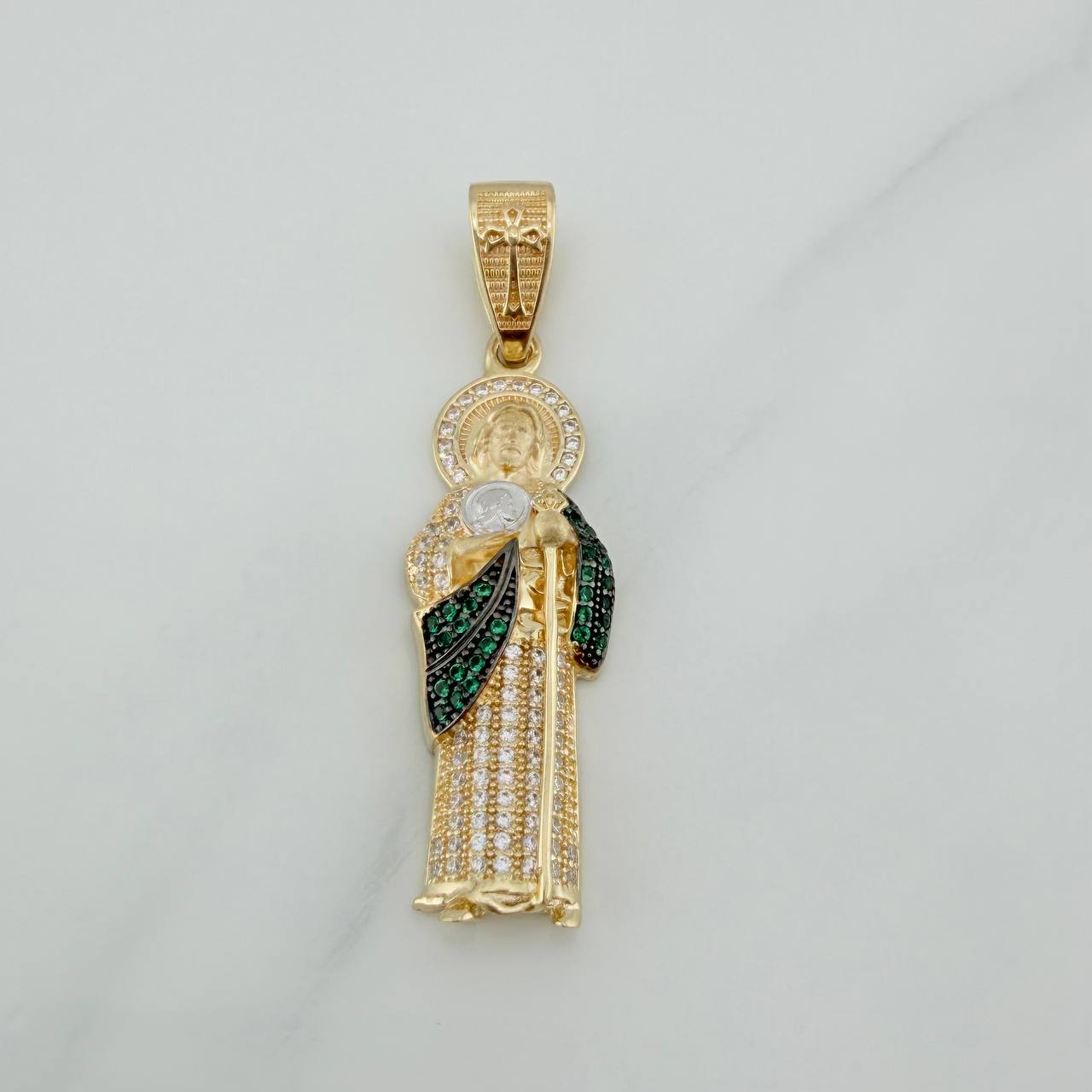 Dije San Judas Tadeo 6.4 g / 4.9 cm Tres Oros 18K