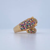 Anillo Pantera 7gr / T8 / Oro Amarillo 18K &