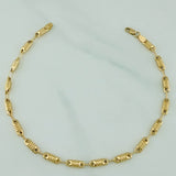 Pulso Rustico Cilindro Barril 5.5 g / 25.8 cm / 3.9 mm Oro Amarillo 18K