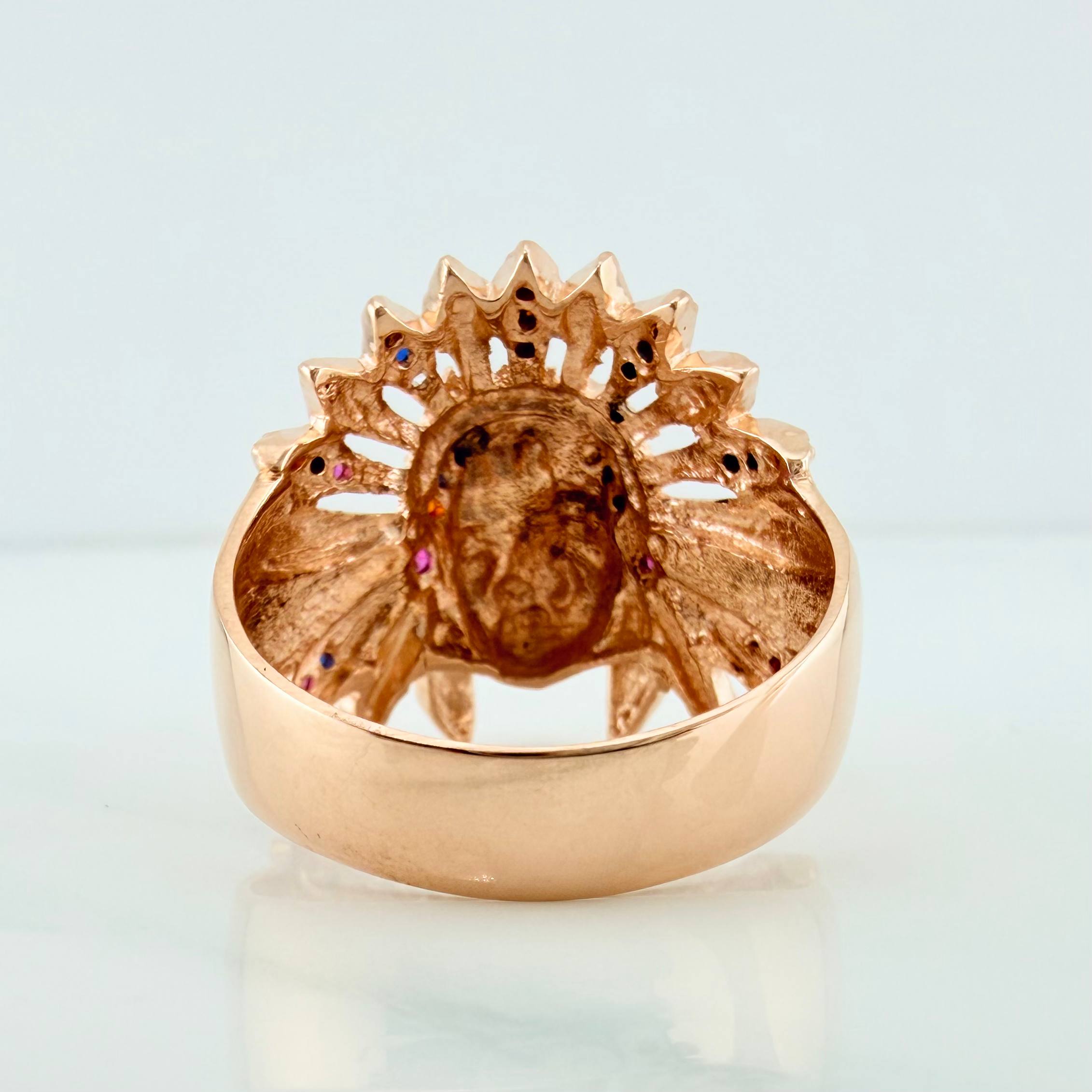 Anillo Indio 8.85 g / T10 Oro Rosa 18K