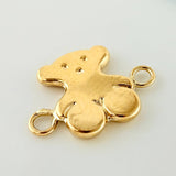 Herraje Oso 0.55 g / 1.6 cm Oro Amarillo 18K