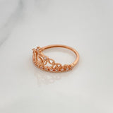 Anillo 15´S Corona 1.75 g / T6 1/2 Oro Rosa 18K