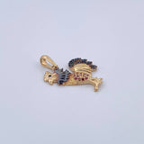 Dije Gallo 2.1gr / 2.5cm / Oro 18K &