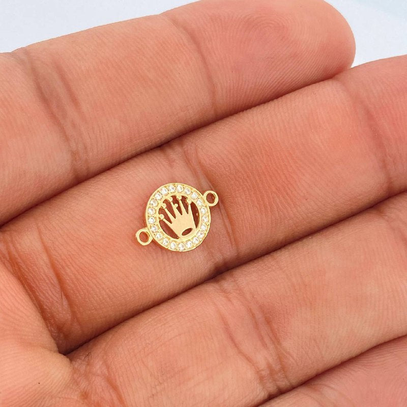Herraje Corona Rx 0.65gr / 1.3cm / Oro Amarillo 18K &
