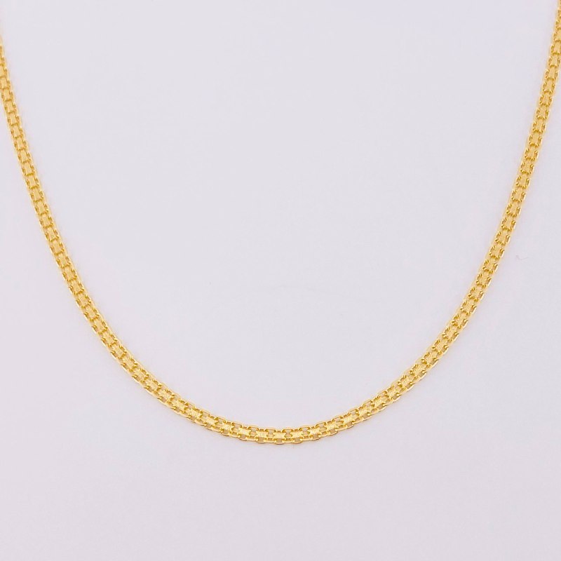 Cadena China 2.7g / 45cm / 2.2mm Oro Amarillo 18K