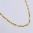Cadena Figaro 2.45gr / 59cm / +1 Oro 18K &