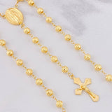 Rosario Virgen Milagrosa 13.7g /60 cm/ 6mm Oro Amarillo 18K