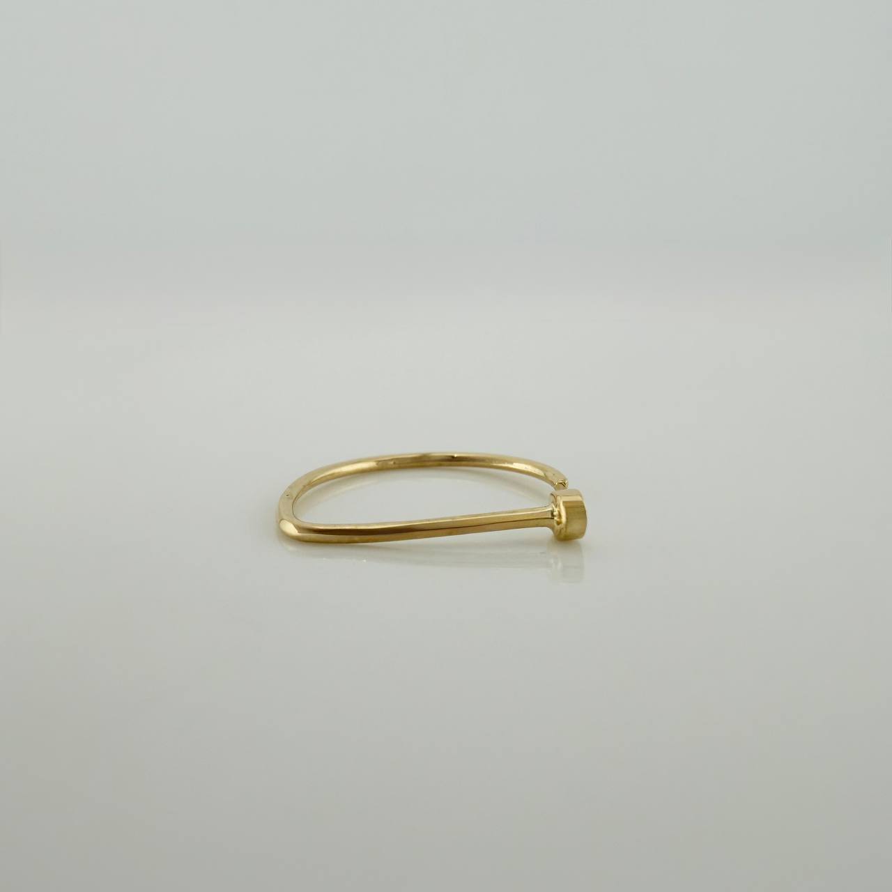 Piercing Medio Aro 0.35 g / 1 cm Oro Amarillo 18K