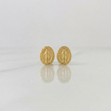 Topos Virgen Milagrosa 0.7 g / 4 mm Oro Amarillo 18K