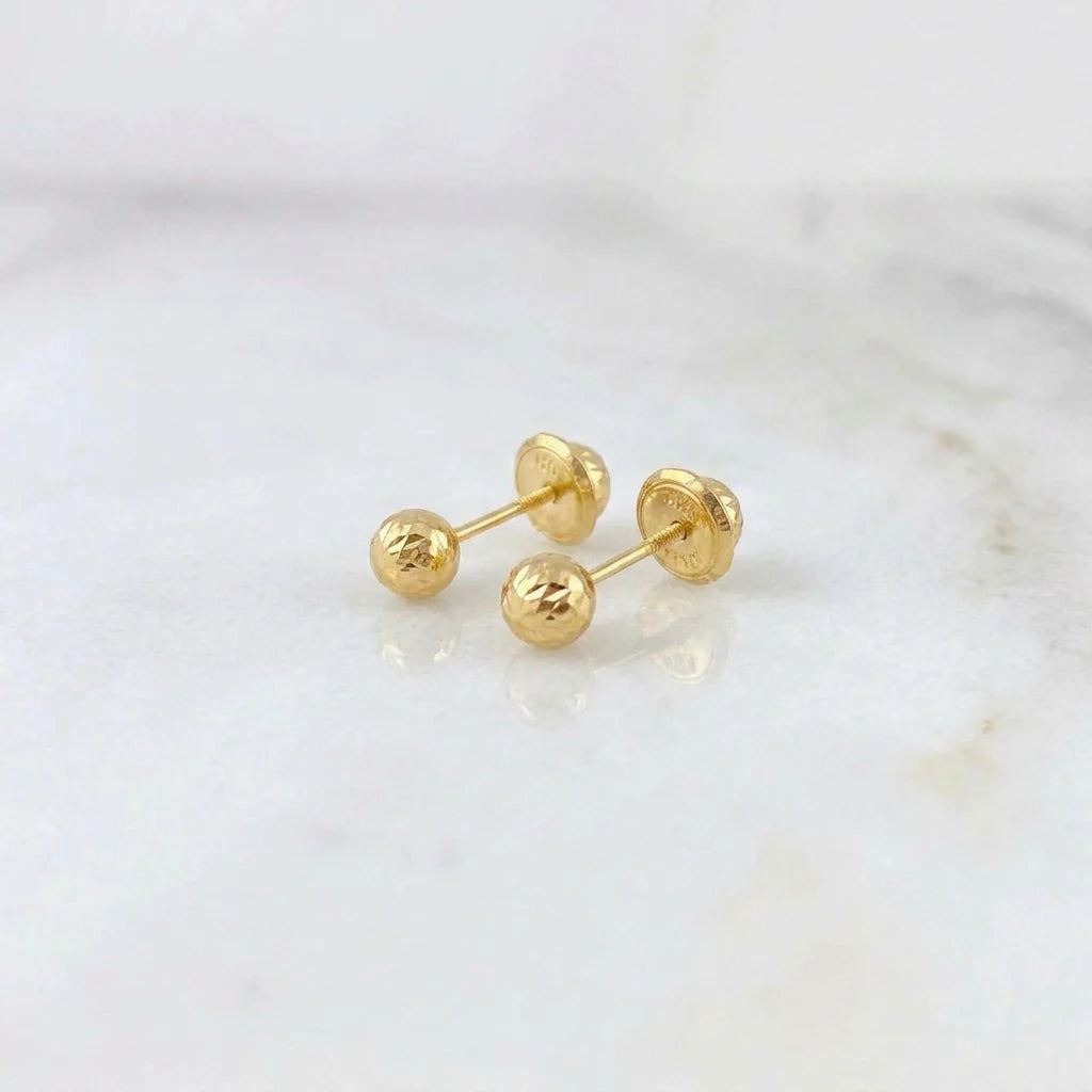 Topos Bola Diamantada 0.45g / 3mm Oro Amarillo 18K