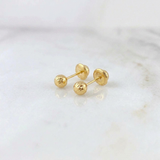Topos Bola Diamantada 0.4 g / 3 mm Oro Amarillo 18K