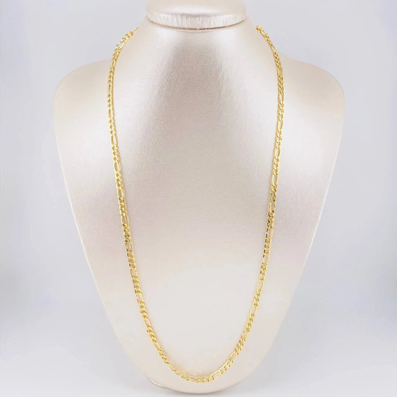 Cadena Figaro 6.6g / 60cm / 4.1mm Oro Amarillo 18K