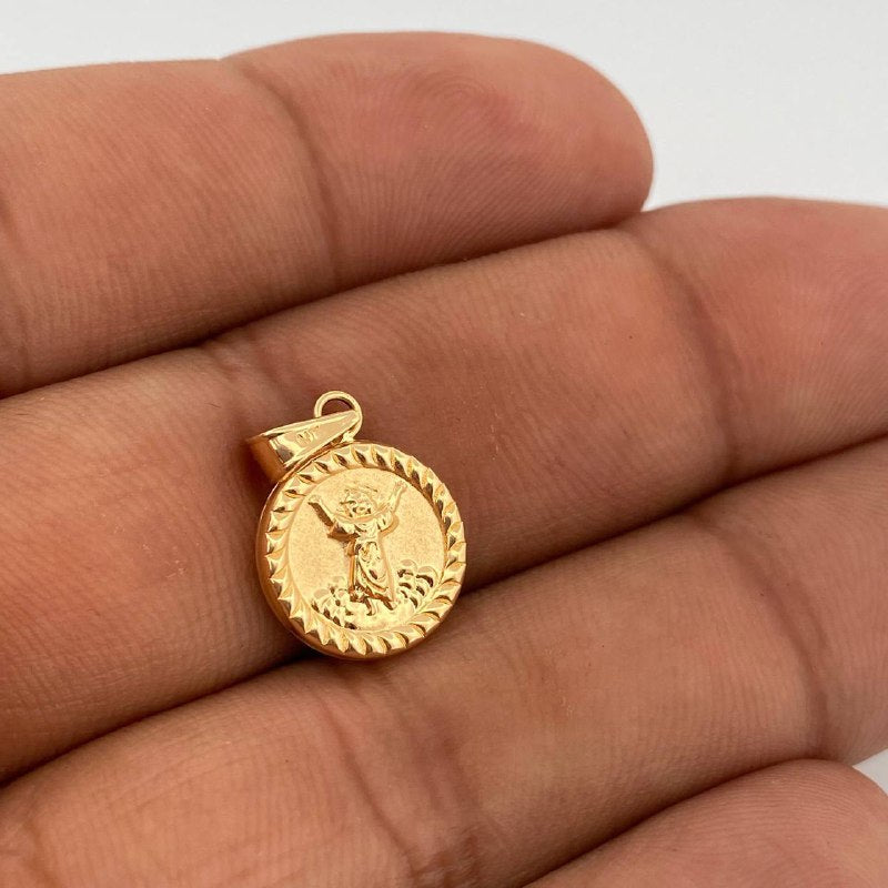 Dije Divino Niño 0.7gr / 2cm / Oro Amarillo 18K &