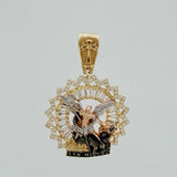 Dije San Miguel Arcangel 7.8g / 3.9 cm Tres Oros 18K