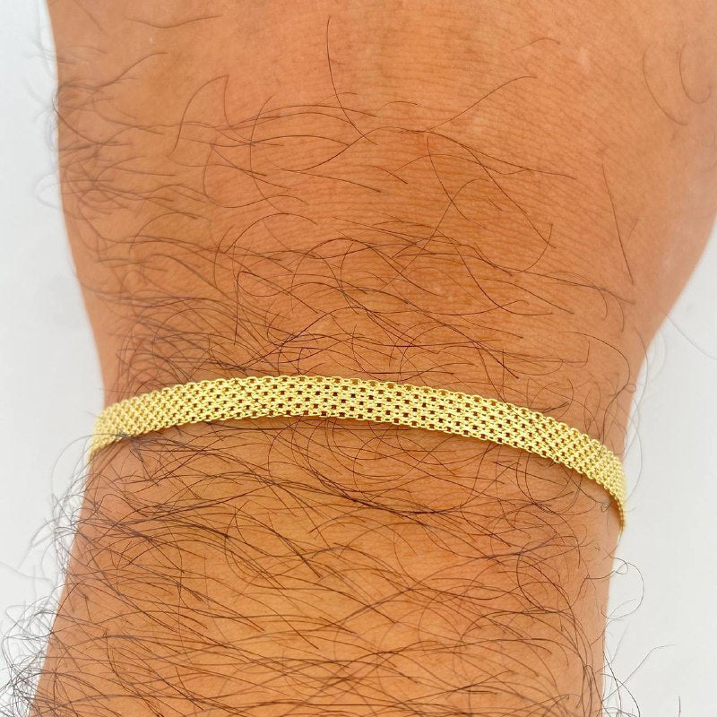 Pulso China 3.15gr / 18.1cm / Oro Amarillo +1 14K Italy &