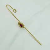 Piercing Industrial 2.25 g / 1 cm Oro Amarillo 18K
