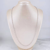 Cadena Militar 15.25g / 60cm / 2.9mm Oro Blanco 18K