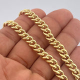 Cadena Cubana 18.95gr / 66cm / Oro Amarillo +1 14K Italy $