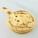 Dije San Benito 1.5 g / 2.6 cm Oro Amarillo 18K