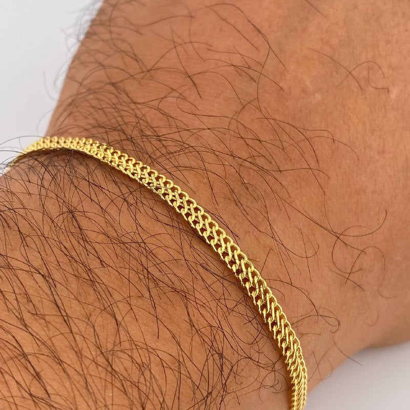 Pulso Sedusa 2.25gr / 18.8cm / +3 Oro 18K &