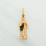 Dije San Judas 1.15 g / 2.5 cm Tres Oros 18K