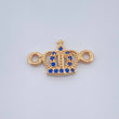 Herraje Corona 0.6gr / 1.5cm / Oro Amarillo 18K &