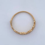 Anillo Tiara Punteada 1.75gr / T6 1/2 / Oro Amarillo 18K &