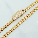 Cadena Cubana 15.85 g / 61.5 cm / 4.4 mm Oro Amarillo 18K