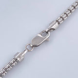 Cadena Ice 21gr / 66.2cm / Oro Blanco +4 14K Italy &
