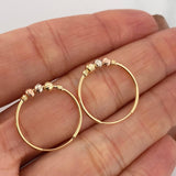 Candongas Trio 1.4 g / 2 cm Oro Amarillo 18K