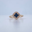Anillo Trebol 2.75gr / T7 3/4 / Oro Amarillo Nac.Esp. 18K &