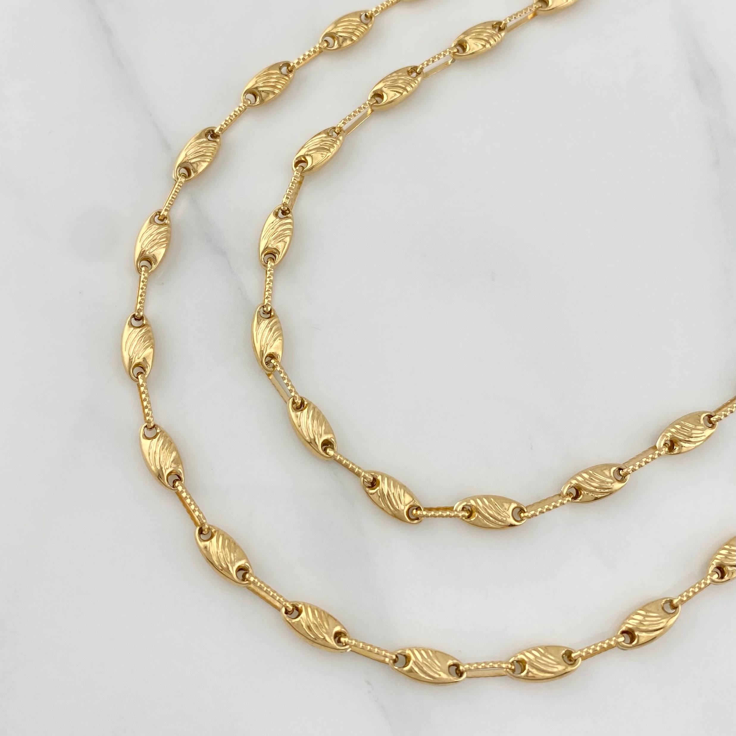 Cadena Rustica Paris 10.45 g / 60 cm / 3.5 mm Oro Amarillo 18K