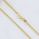 Cadena Cubana 2.05 g / 61 cm / 2 mm Oro Amarillo 18K