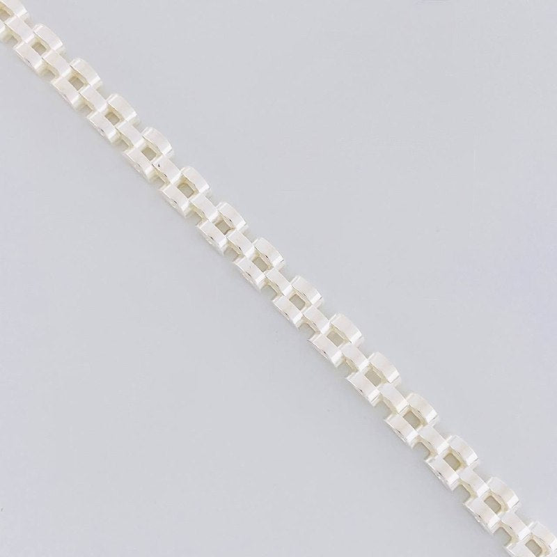 Pulso Eslabones Curvos 12.5g / 20.8cm / 5.1mm Plata 925