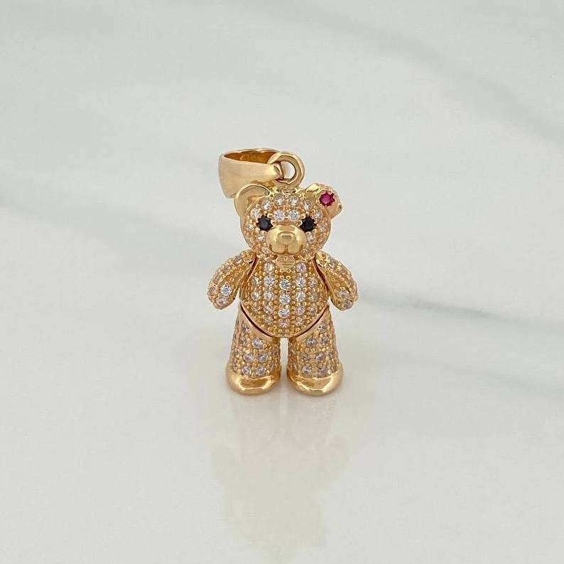 Dije Oso Articulado Moño 4.6 g / 2.9 cm Oro Amarillo 18K