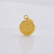 Dije Circulo Letra B 0.35g / 1.6cm Oro Amarillo 18K