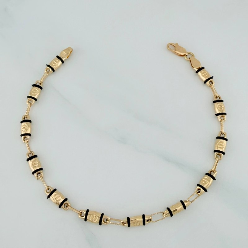 Pulso Rustico Tornillo 4.45 g / 20 cm / 4.1 mm Oro Amarillo 18K
