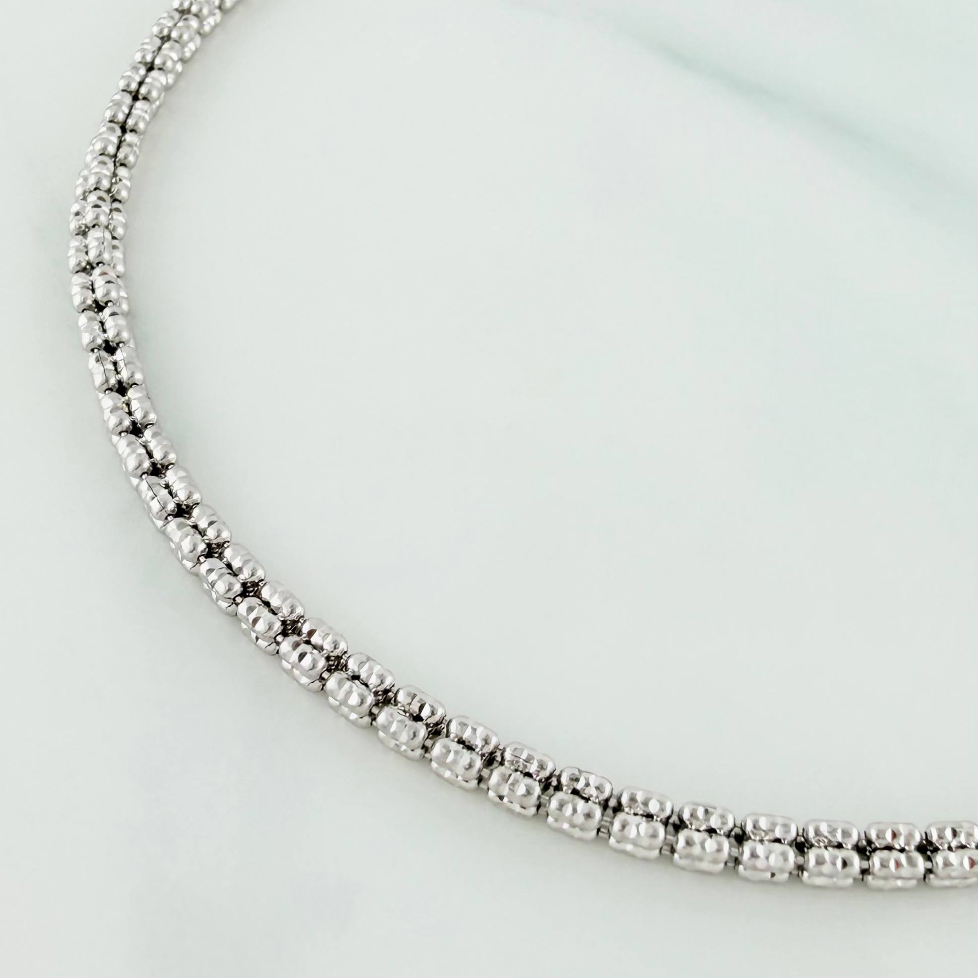 Pulso Ice 7.6 g / 21.3 cm / 3 mm Oro Blanco 18K