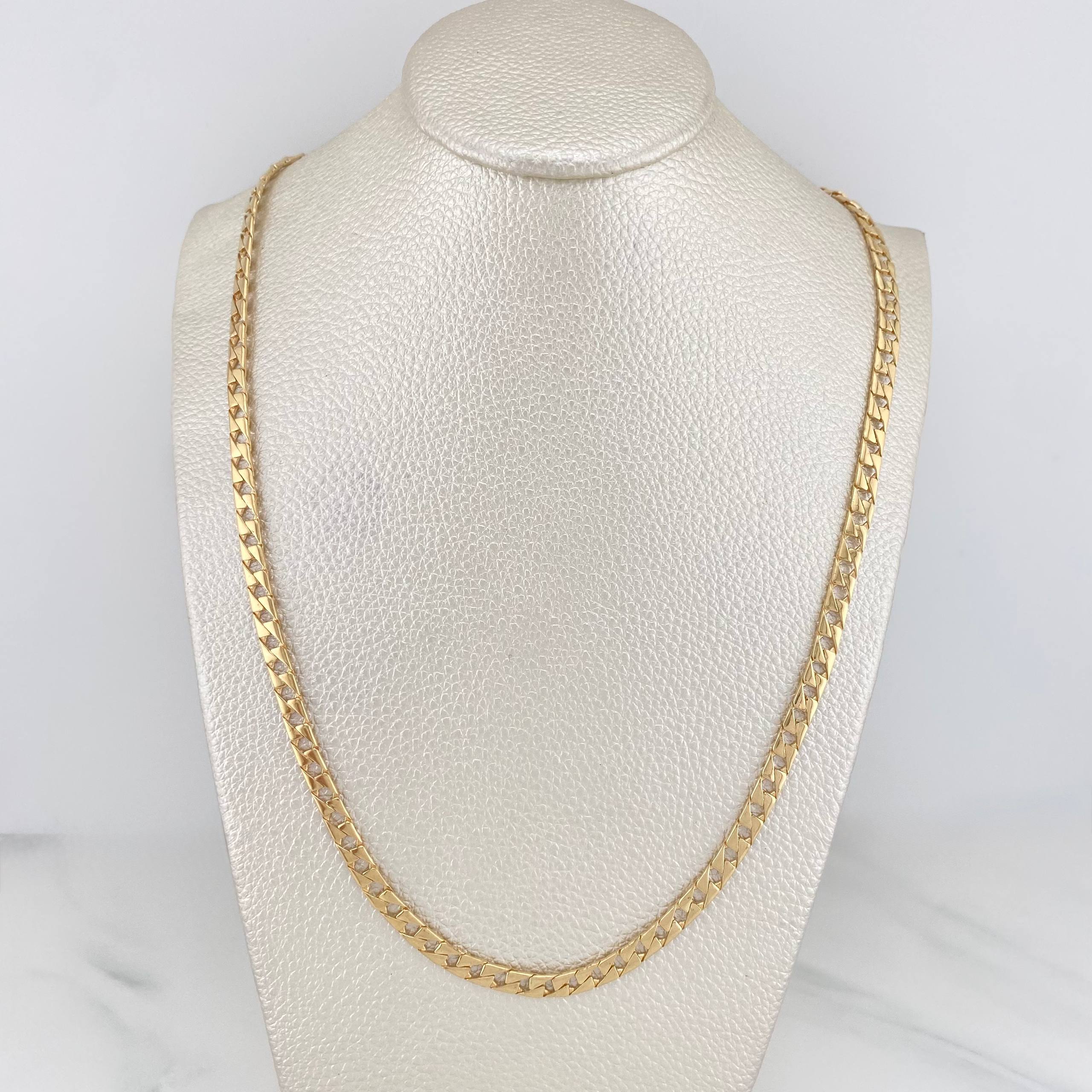 Cadena Panzer 28.1 g / 66.5 cm / 4 mm Oro Amarillo 18K