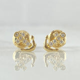 Topos Cruz Ancla 0.75gr / Oro 18K ©