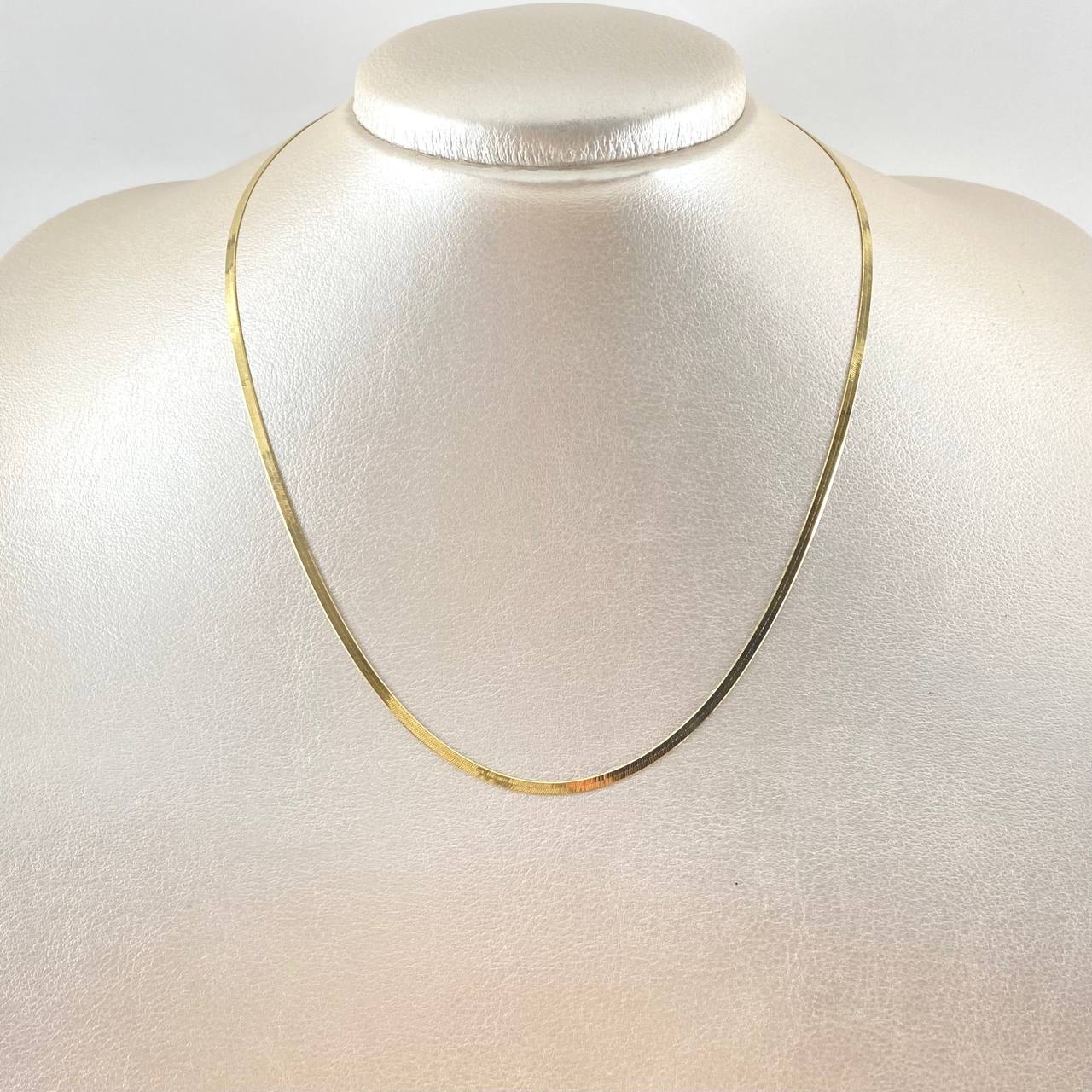 Cadena Espejo 3.5gr / 40cm / +3 Oro 18K -